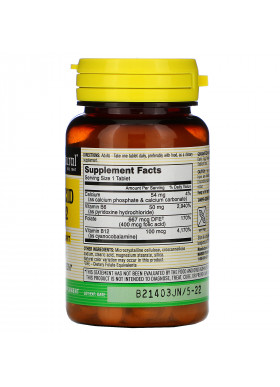 Mason Natural, Folic Acid B6 & B12, 90 Tablets