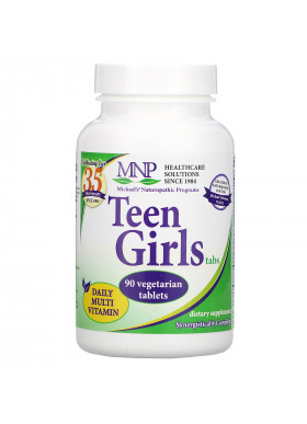 Michael's Naturopathic, Teen Girls Tabs, Daily Multi Vitamin, 90 Vegetarian Tablets