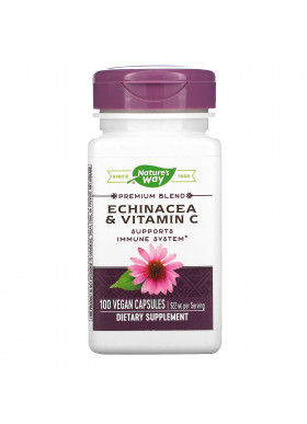 Nature's Way, Echinacea & Vitamin C, 922 mg, 100 Vegan Capsules