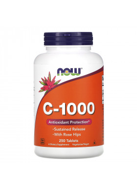Now Foods, C-1000, 250 Tablets