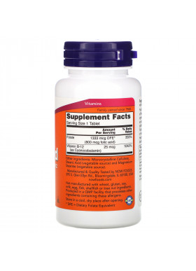Now Foods, Folic Acid, 800 mcg, 250 Tablets
