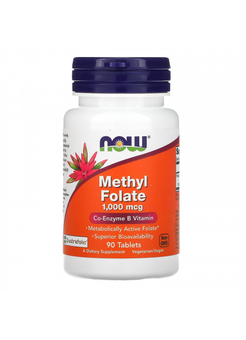Now Foods, Methyl Folate, 1,000 mcg, 90 Tablets