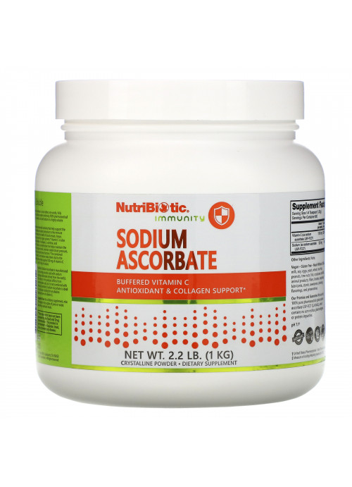 NutriBiotic, Immunity, Sodium Ascorbate, Crystalline Powder, 2.2 lb (1 kg)