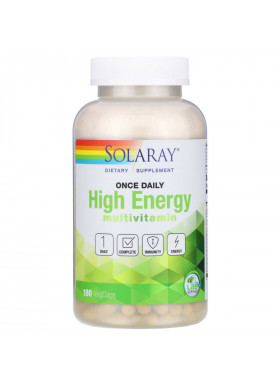 Solaray, Once Daily High Energy, Multivitamin, 180 VegCaps
