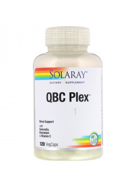 Solaray, QBC Plex, 120 VegCaps