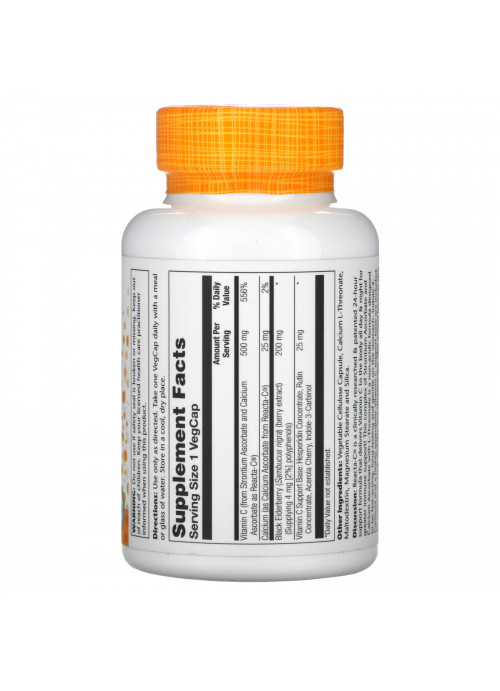 Solaray, Reacta C with  Black Elderberry, 120 VegCaps