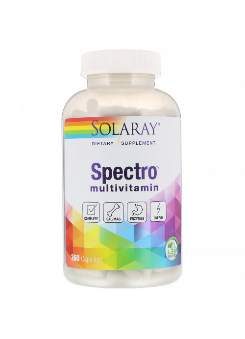 Solaray, Spectro, Multivitamin, 360 Capsules