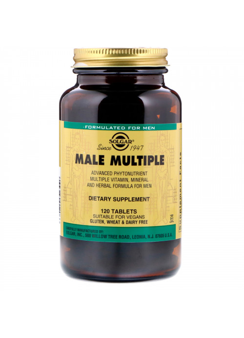 Solgar, Male Multiple, 120 Tablets