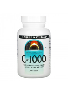 Source Naturals, C-1000, 100 Tablets