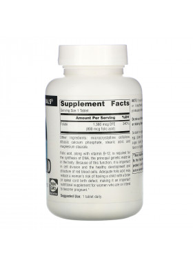Source Naturals, Folic Acid, 800 mcg, 500 Tablets