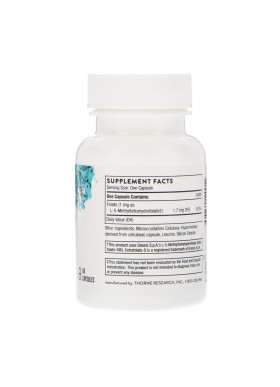 Thorne Research, 5-MTHF, 1 mg, 60 Capsules