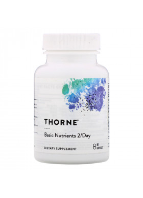 Thorne Research, Basic Nutrients 2/Day, 60 Capsules