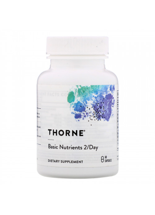 Thorne Research, Basic Nutrients 2/Day, 60 Capsules