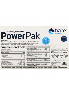 Trace Minerals Research, Electrolyte Stamina PowerPak, Orange Blast, 30 Packets, 0.17 oz (4.8 g) Each