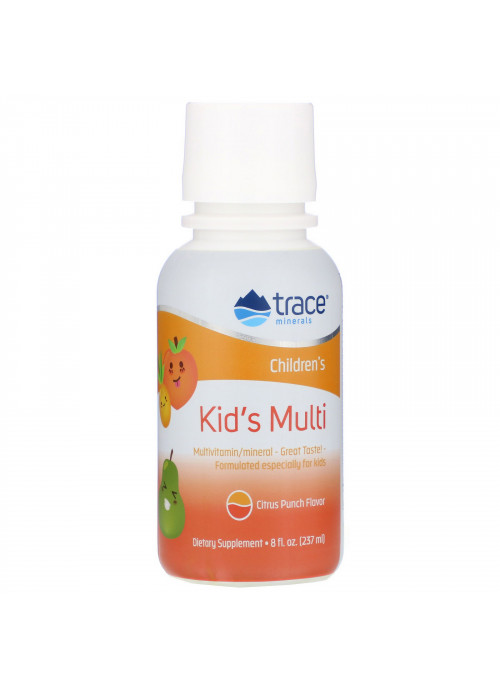 Trace Minerals Research, Kid's Multi, Citrus Punch Flavor, 8 fl oz (237 ml)