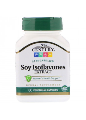 21st Century, Soy Isoflavones Extract, Standardized, 60 Vegetarian Capsules