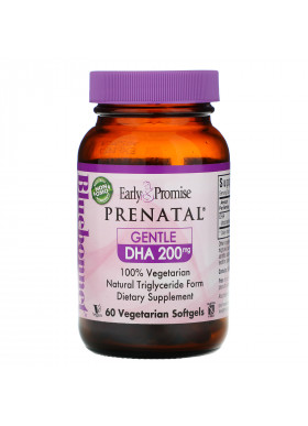Bluebonnet Nutrition, Early Promise Prenatal, Gentle DHA, 200 mg, 60 Vegetarian Softgels