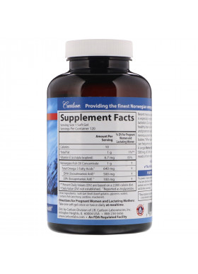 Carlson Labs, Mother's DHA, 500 mg, 120 Soft Gels