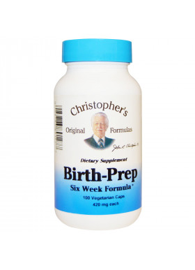 Christopher's Original Formulas, Birth-Prep Six Week Formula, 420 mg, 100 Vegetarian Caps