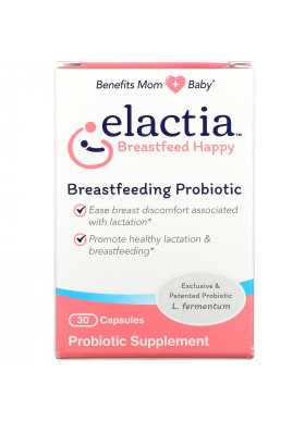 Elactia, Breastfeeding Probiotic, 30 Capsules
