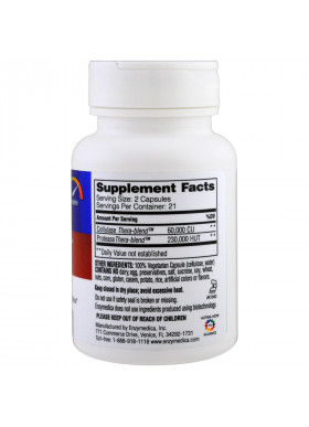 Enzymedica, Candidase, 42 Capsules