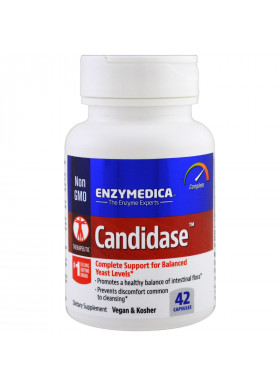 Enzymedica, Candidase, 42 Capsules