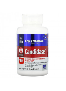 Enzymedica, Candidase, 84 Capsules