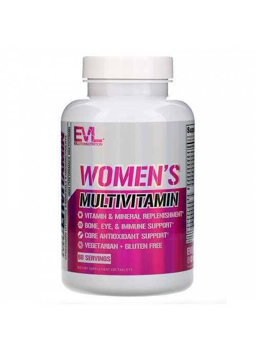 EVLution Nutrition, Women's Multivitamin, 120 Tablets