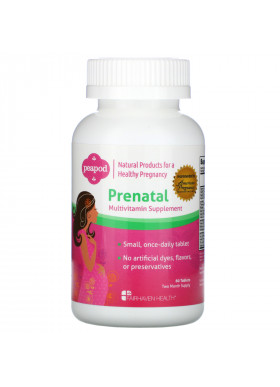 Fairhaven Health, Peapod, Prenatal Multivitamin Supplement, 60 Tablets