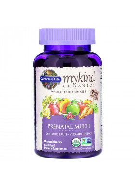 Garden of Life, MyKind Organics, Prenatal Multi, Berry, 120 Vegan Gummy Drops