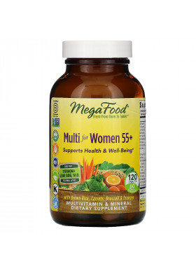 MegaFood, Multi for Women 55+, 120 Tablets