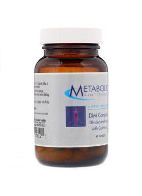 Metabolic Maintenance, DIM Complex, Diindolylmethane with CoFactors, 60 Capsules