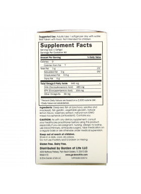 Minami Nutrition, Supercritical Prenatal, Omega-3 Fish Oil, Lemon Flavor, 60 Softgels