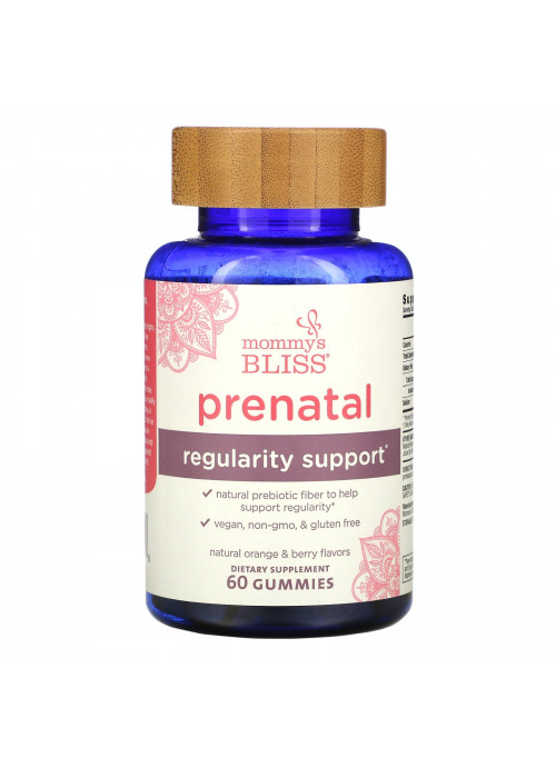 Mommy's Bliss, Prenatal Regularity Support, Natural Orange & Berry , 60 Gummies