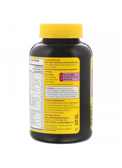 Nature Made, Prenatal Multi, 250 Tablets
