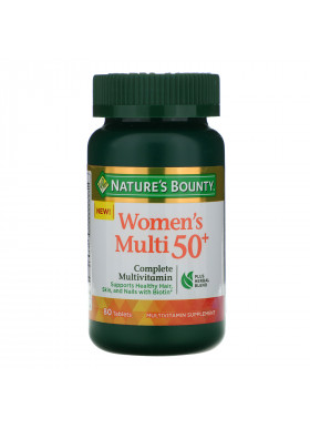 Nature's Bounty, Women's Multi 50+, Complete Multivitamin, 80 Tablets