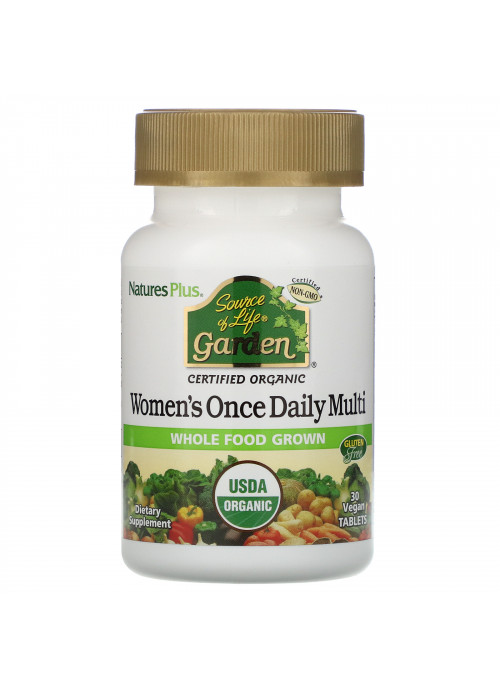 Nature's Plus, Source of Life Garden, Women's Once Daily Multi, 30 Vegan Tablets