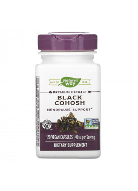 Nature's Way, Black Cohosh, 40 mg, 120 Vegan Capsules