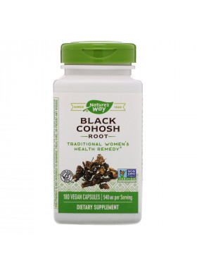 Nature's Way, Black Cohosh Root, 540 mg, 180 Vegan Capsules