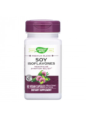 Nature's Way, Premium Blend, Soy Isoflavones, 100 mg, 60 Vegan Capsules