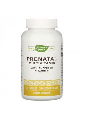 Nature's Way, Prenatal Multivitamin with Buffered Vitamin C , 180 Capsules