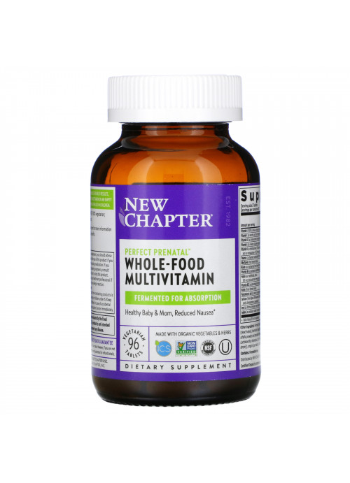 New Chapter, Perfect Prenatal, Multivitamin, 96 Vegetarian Tablets