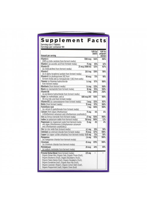 New Chapter, Perfect Prenatal, Whole Food Multivitamin, 270 Vegetarian Tablets