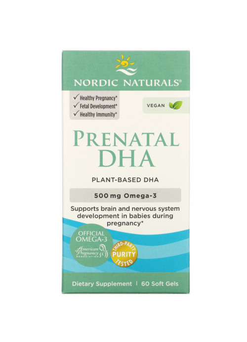 Nordic Naturals, Prenatal DHA, 500 mg, 60 Soft Gels