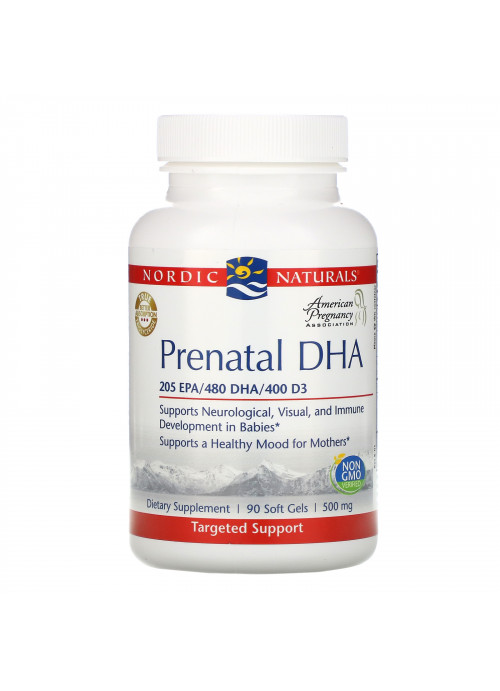 Nordic Naturals, Prenatal DHA, 500 mg, 90 Softgels