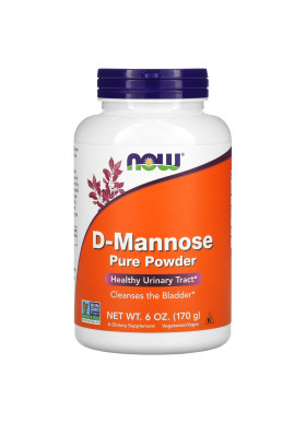Now Foods, D-Mannose Pure Powder, 6 oz (170 g)