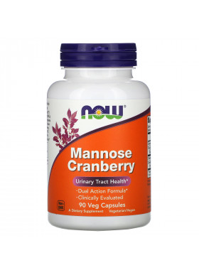 Now Foods, Mannose Cranberry, 90 Veg Capsules