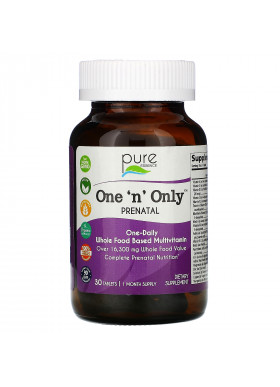 Pure Essence, One 'n' Only PreNatal, 30 Tablets