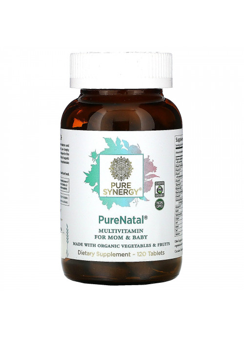 Pure Synergy, PureNatal, 120 Tablets