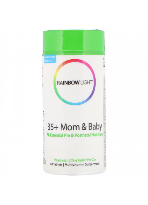 Rainbow Light, Pre & Postnatal Multivitamin, 35+ Mom & Baby, 60 Tablets